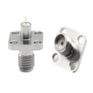 SS Sma Female 4 Hole Flange Tab Type