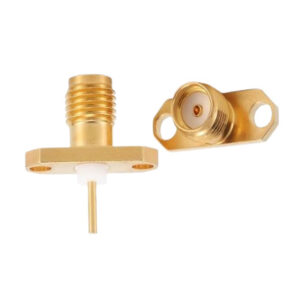SMA FEMALE 2HOLE FLANGE MOUNT CONNECTOR